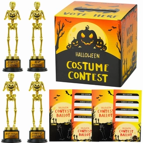 Whimsical Decor Halloween Costume Contest Ballot Card Box