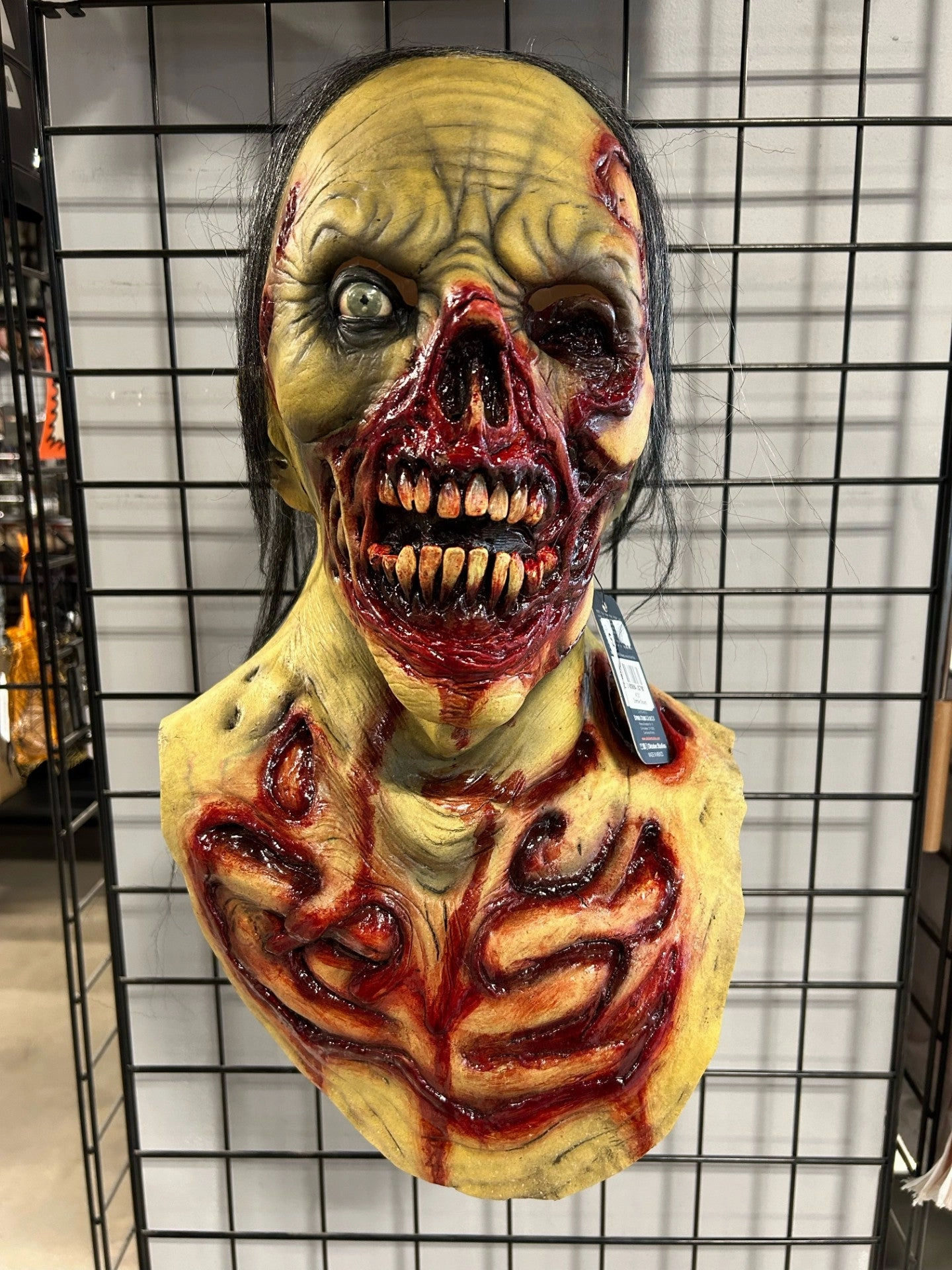 Whimsical Party Frightening Decor Oktober Studios - Zombie Ground Mask