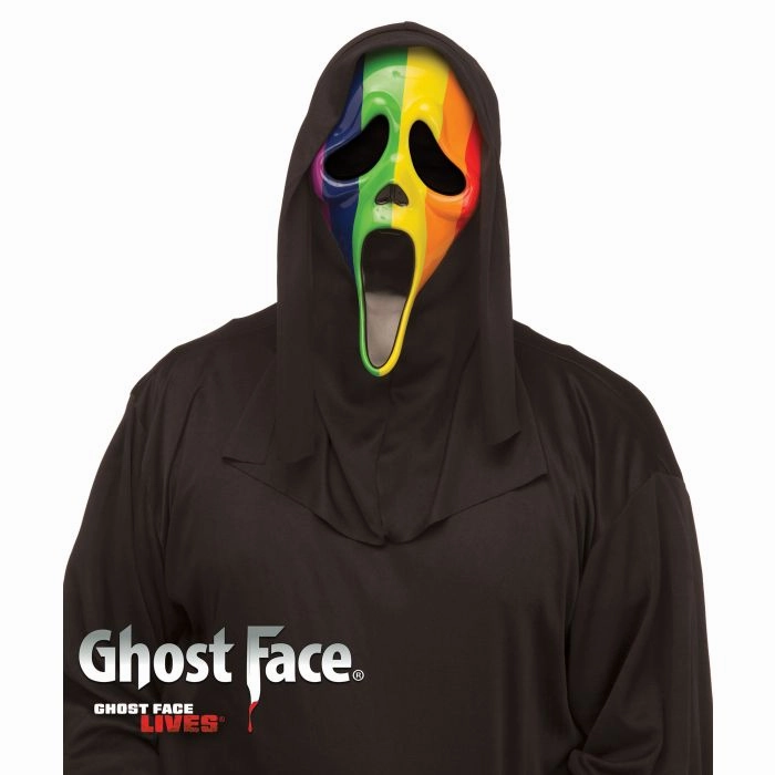 Fantastic Decor Ghoulish Accessories Ghost Face? Pride Mask