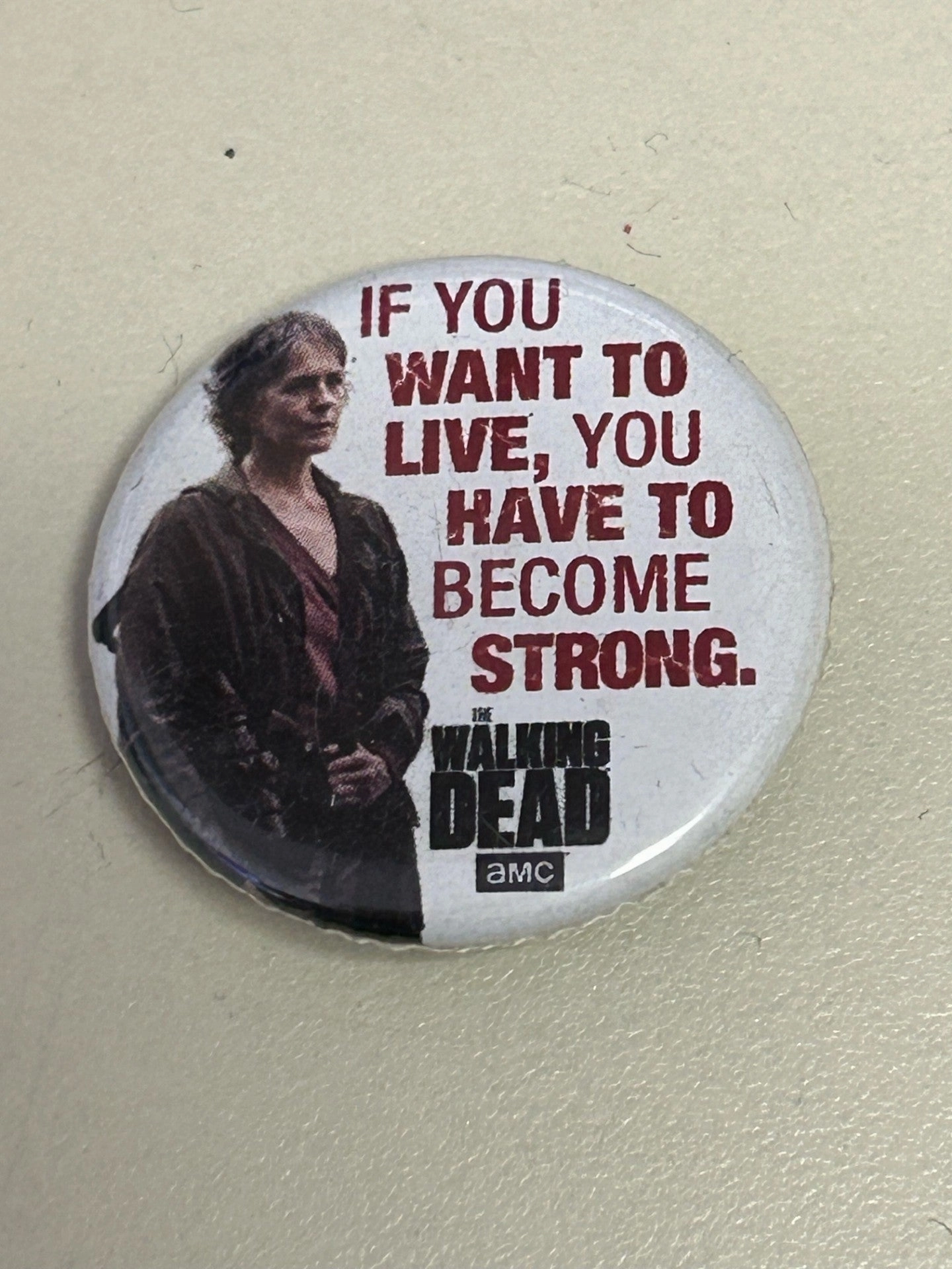 Whimsical Figures Fantastic Ornaments The Walking Dead - If You Want 1.25" Button