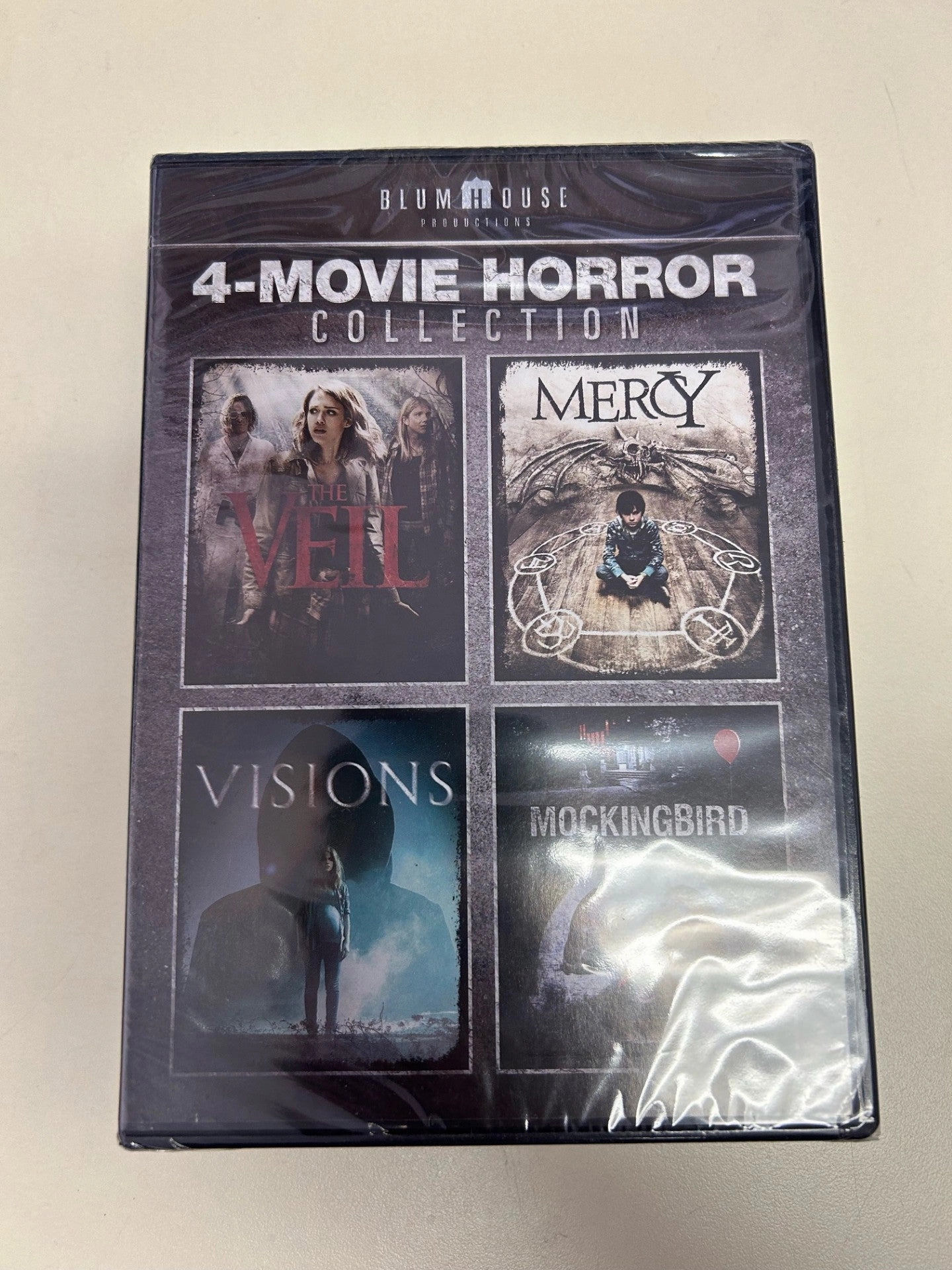 Creepy Displays Mysterious Masks Blumhouse 4 Movie Collection DVD