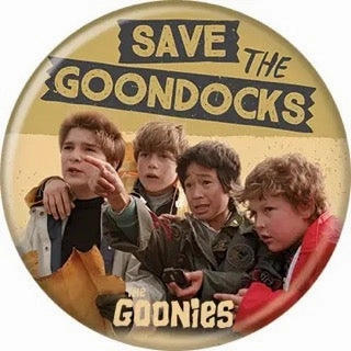 Goonies Save the Goondocks Buttons 1.25" Round Monster Treats Ghostly Supplies