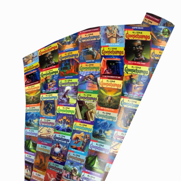 GOOSEBUMPS - READER BEWARE WRAPPING PAPER Ghostly Displays Enchanting Displays