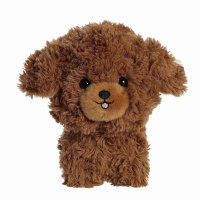 Aurora Teddy Pets Brown Poodle 17cm Soft Toy Comic Relief