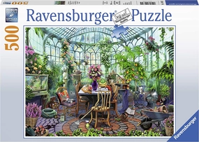 Greenhouse Mornings 500pc Puzzle Grade Improve