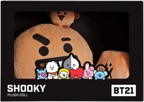 Aurora BT21 SHOOKY BTS Plush Toy Brown Little Statuette