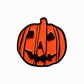 Halloween 2018 - Pumpkin Enamel Pin Eerie Props