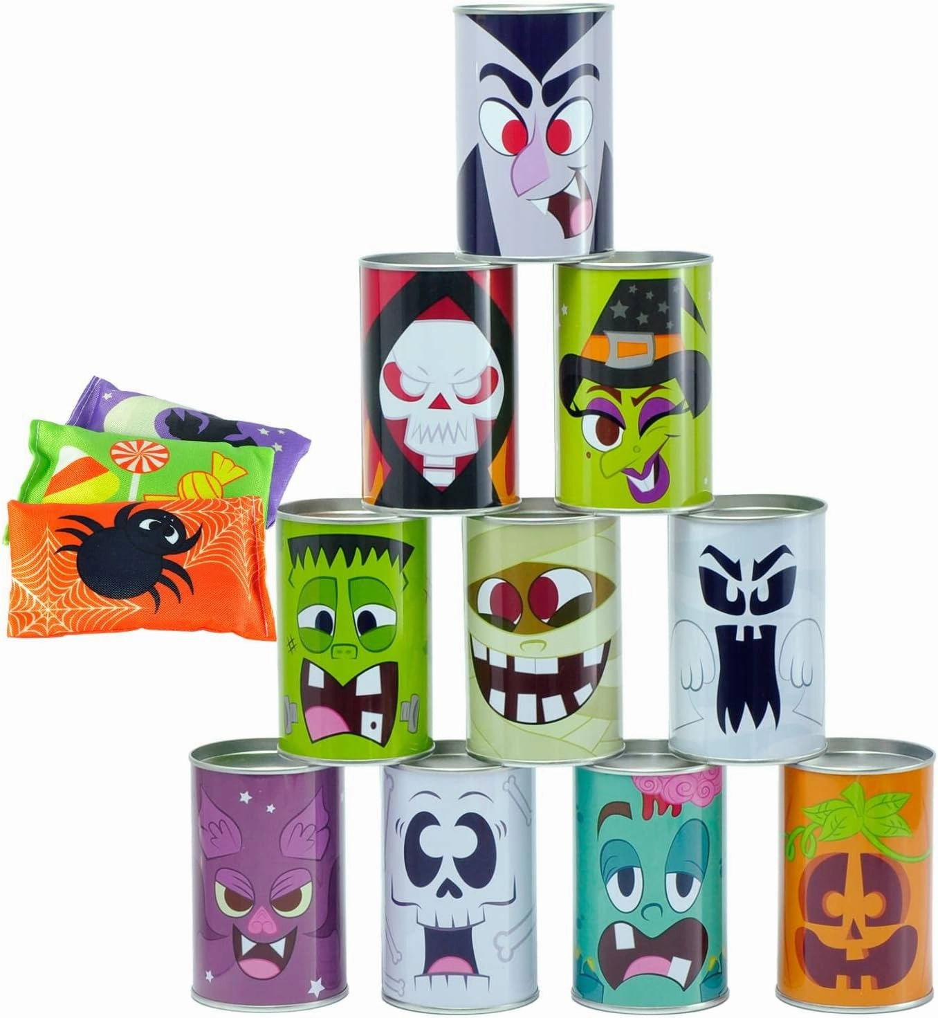 Halloween Carnival Can Bean Bag Haunted Supplies Creepy Crafts