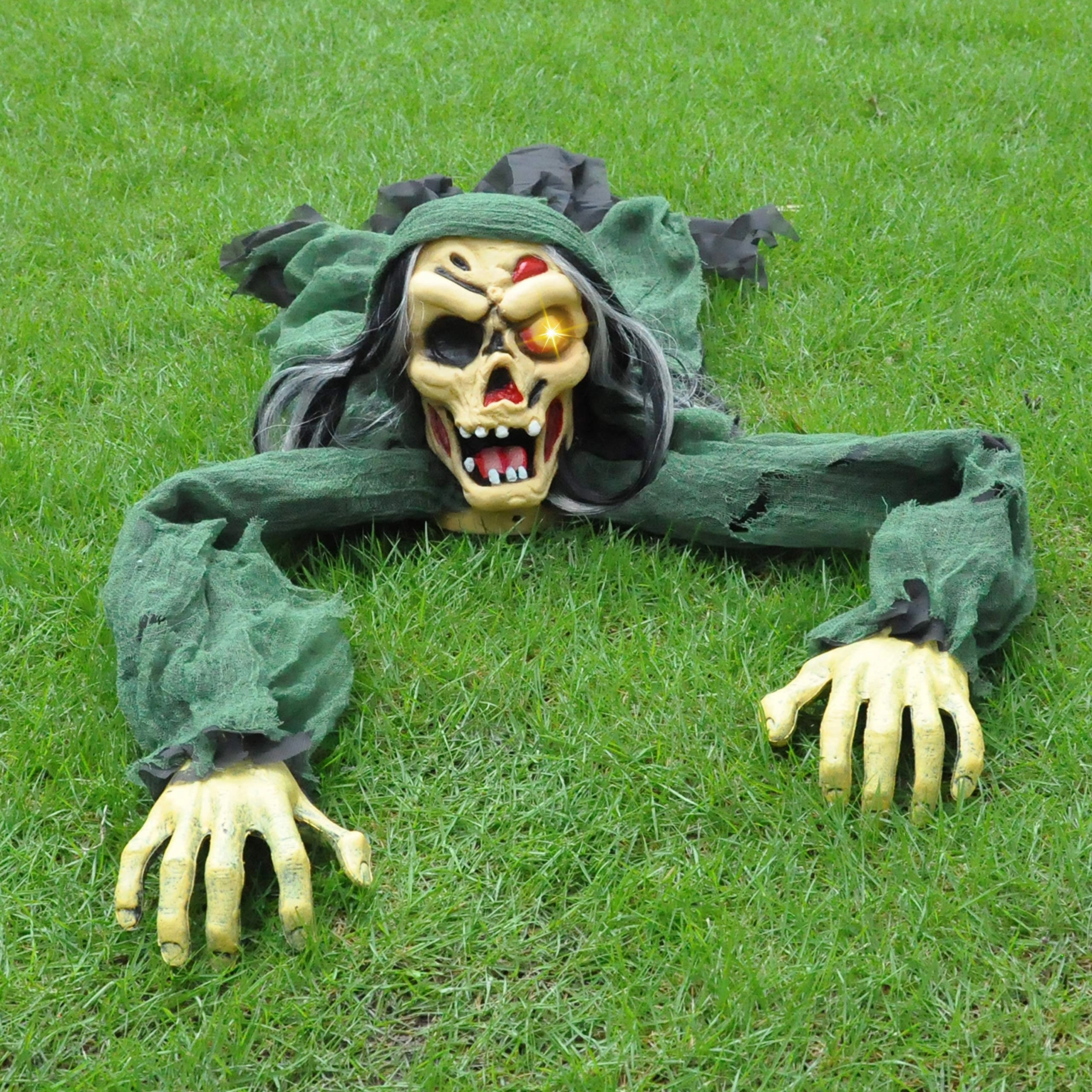 Mysterious Crafts Halloween Climbing Zombie Groundbreaker (Green)