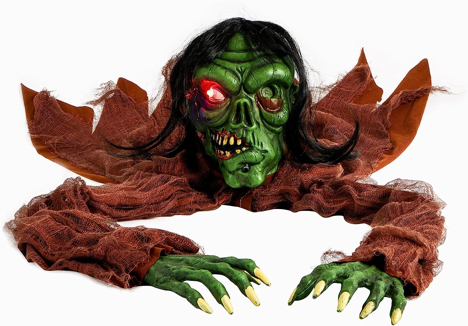 Halloween Green Zombie Groundbreaker Ghostly Props Whimsical Decorations