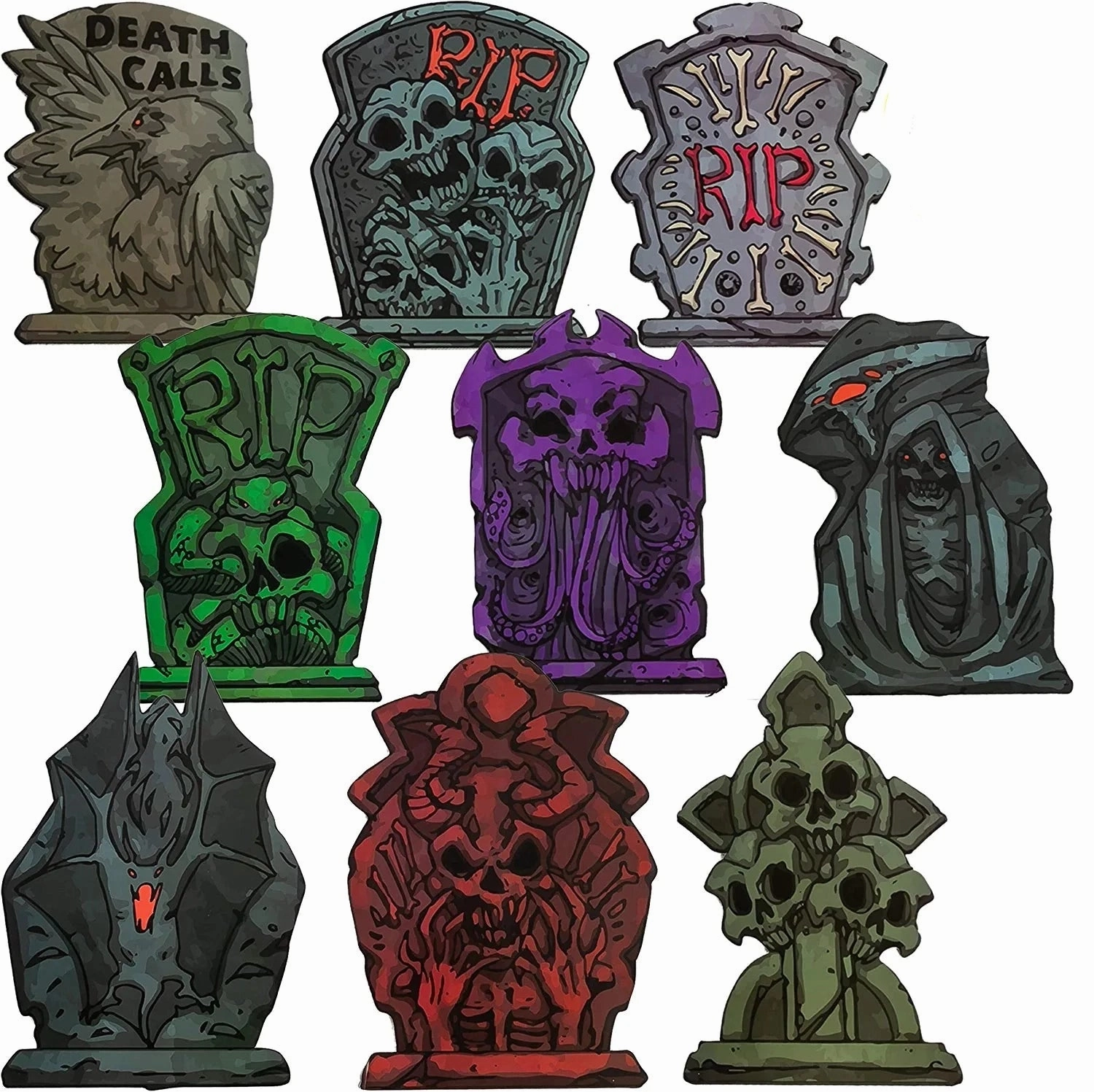 Halloween Tombstone Yard Decorations Ghoulish Accents Creepy Decor