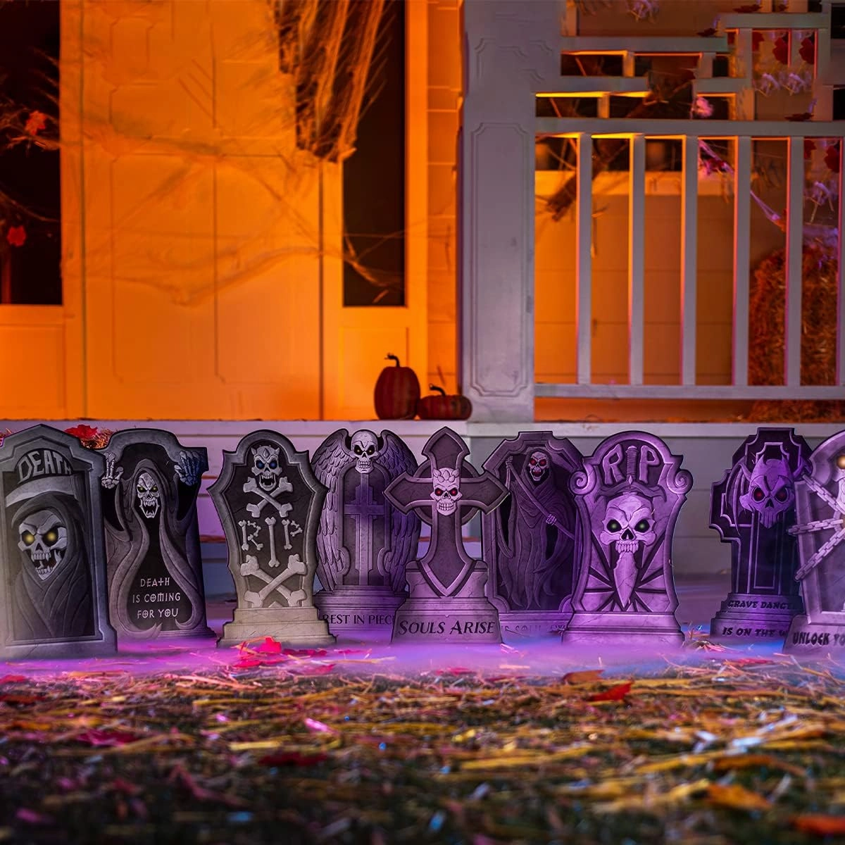 Halloween Tombstone Yard Signs Wicked Accents Scary Displays