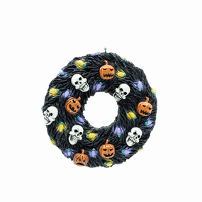 Halloween Wreath Horrornament Playful Designs Enchanting Accents