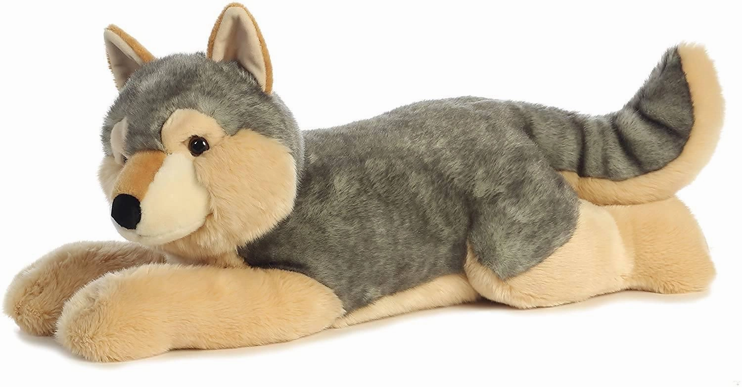 Platinum Edge Tiny Soul AURORA 31618 Super Flopsies Wolf 27-inch Soft Toy