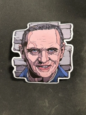 Hannibal Lector Sticker Frightening Accessories