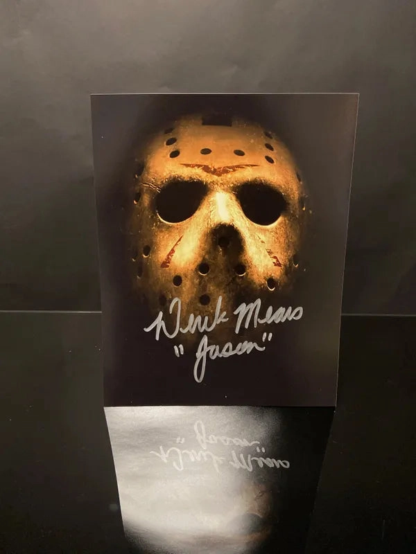 Ghostly Accessories Derek Mears Signed 8x10 Friday the 13th (JSA Certified) - V3