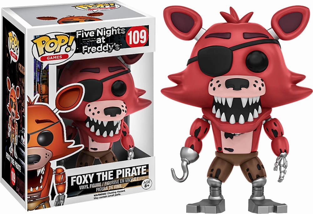 Monster Masks Mysterious Ornaments Pop! Games: Five Nights at Freddys- Foxy the Pirate