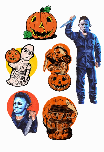 Haunted Accents Ghostly Lights Halloween Wall Decor - Series 1