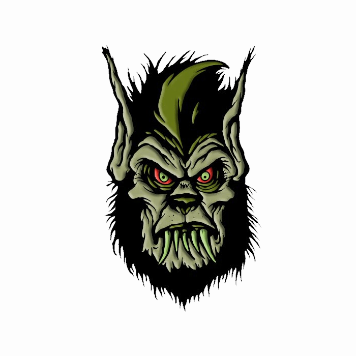 Playful Decorations Enchanting Lights Toxictoons - Werewolf Enamel Pin