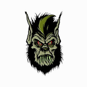 Playful Decorations Enchanting Lights Toxictoons - Werewolf Enamel Pin