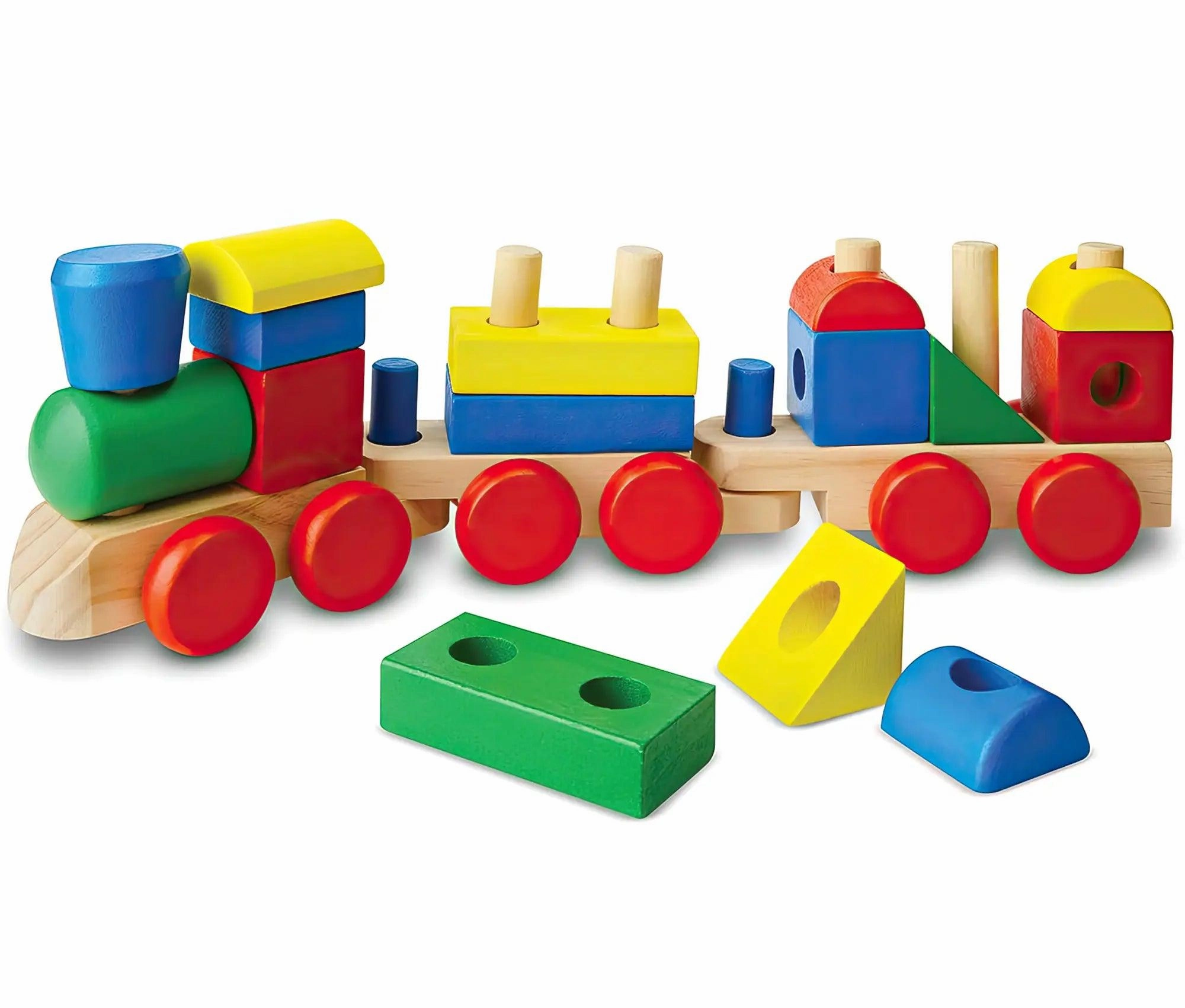 Developer Diary Platinum Level Melissa & Doug 10572 Wooden Stacking Train Toddler Toy
