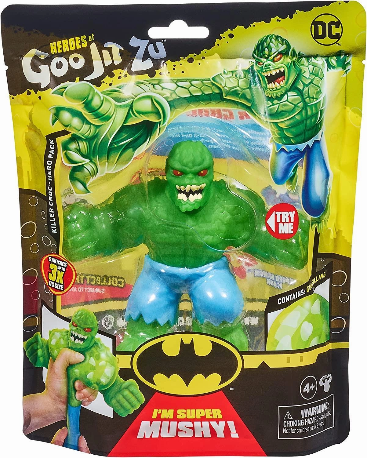 Robot Uprising Heroes Of Goo Jit Zu Dc Hero Pack S4 - Super Mushy Killer Croc
