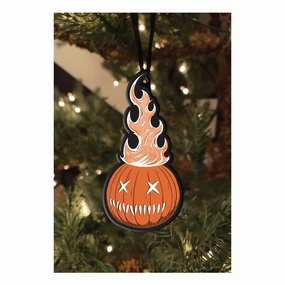 Eerie Party Enchanting Crafts Holiday Horrors - Trick r Treat Sam O'Lantern Pumpkin Metal Ornament