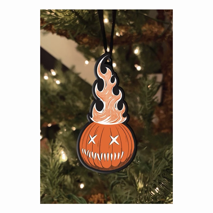 Eerie Party Enchanting Crafts Holiday Horrors - Trick r Treat Sam O'Lantern Pumpkin Metal Ornament
