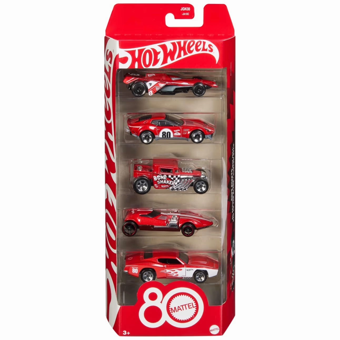 Hot Wheels 5 Car Pack - 80th Anniversary Pack Dragon Companion