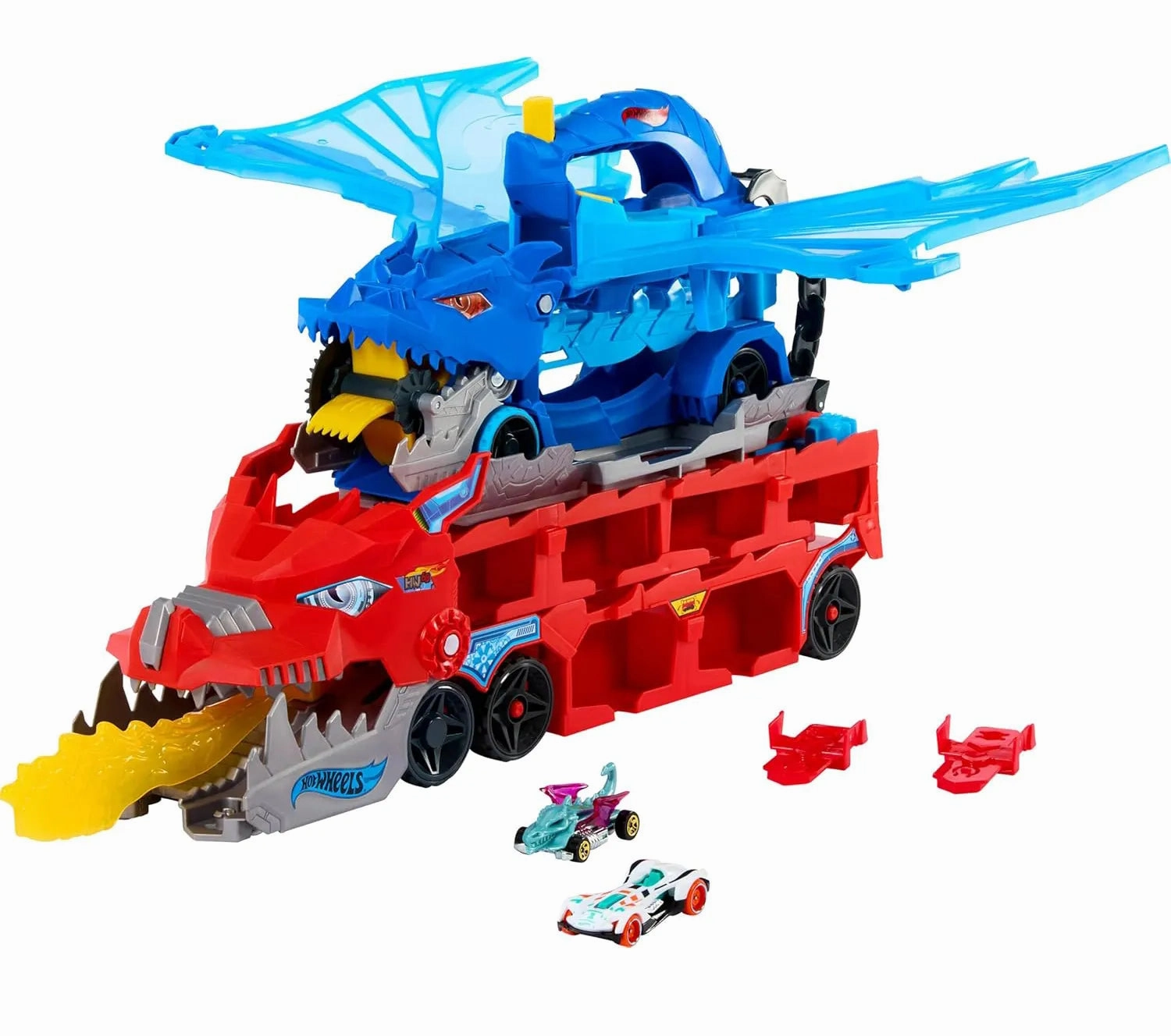 Neutral Ending Linguistic Creation Hot Wheels City Ultimate Dual Dragon Transporter Playset