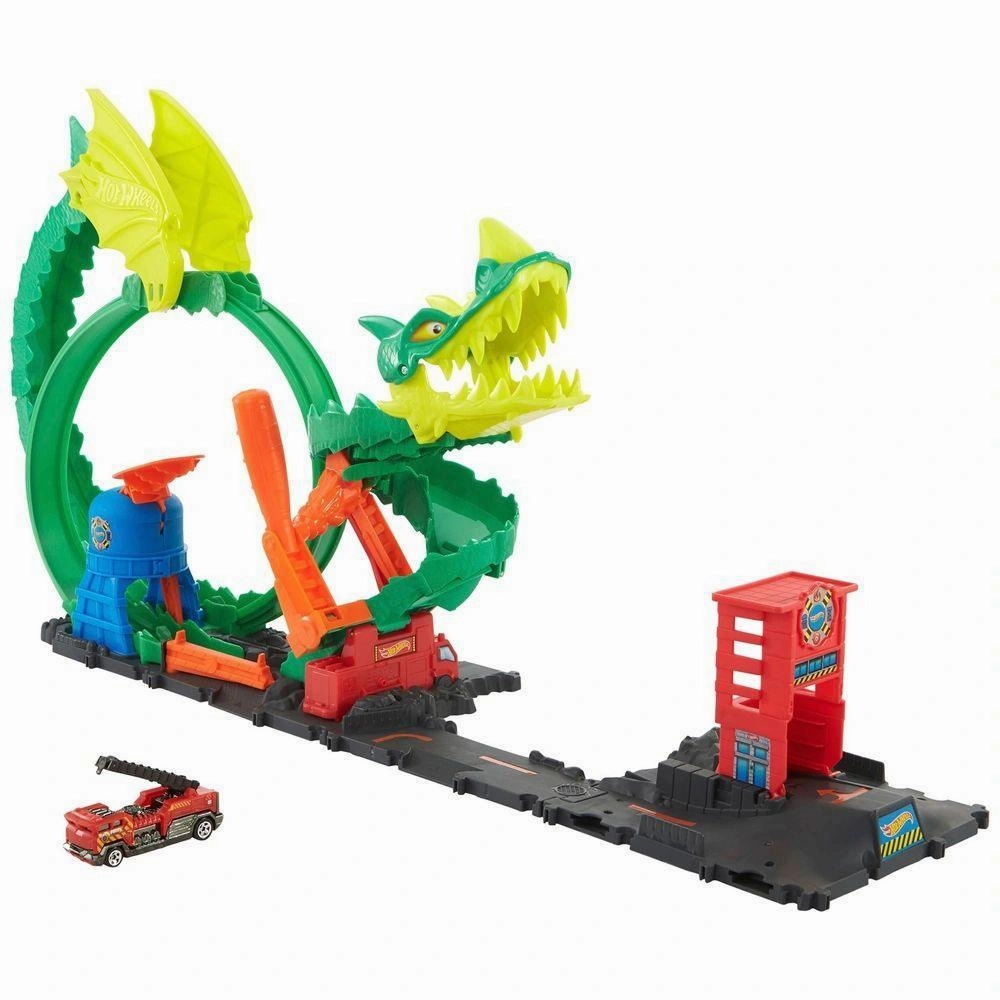 Hot Wheels Dragon Drive Firefight Playset and Vehicle Parallel Universe YouTube Support