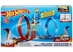 Hot Wheels Looping Action Track Set Companion App Competitive Action