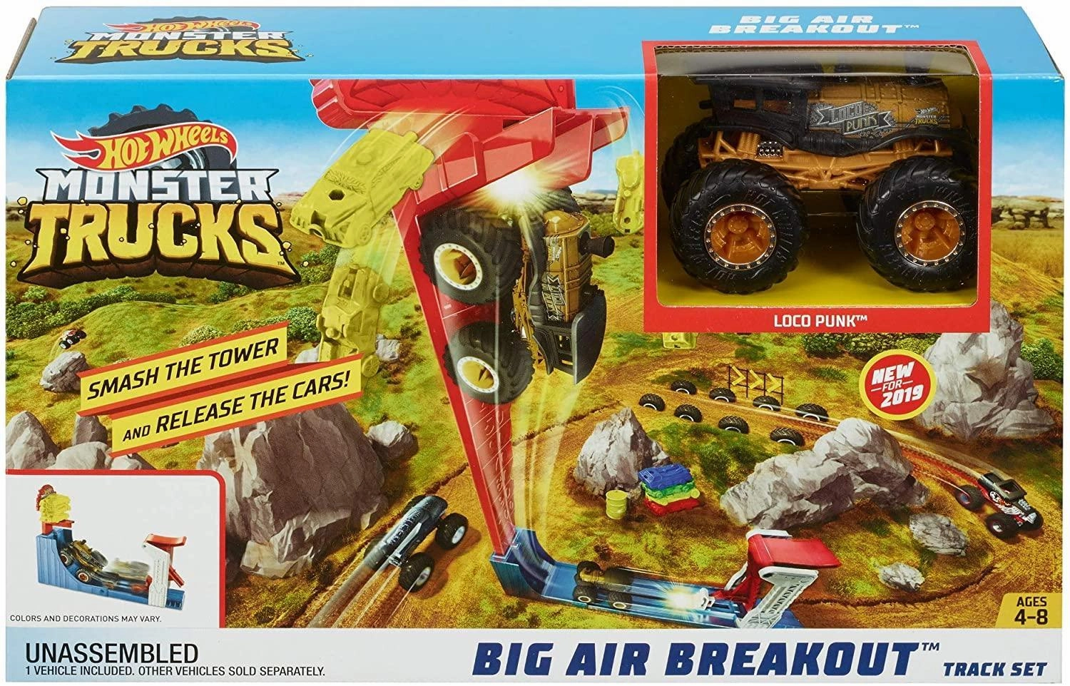 Hot Wheels Monster Trucks Big Air Breakout Limited Time Server First