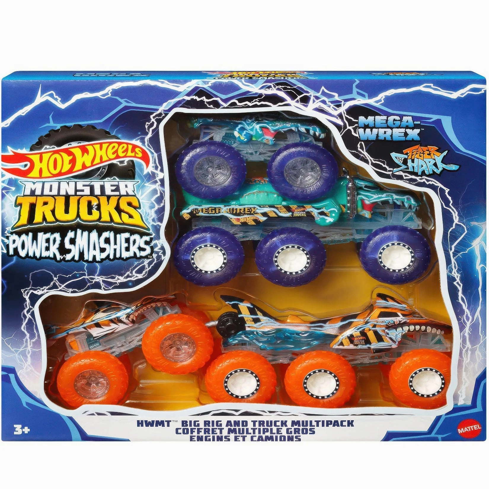 Risk Reward Weekly Uncommon Hot Wheels Monster Trucks Power Smashers Truck & Big Rig Multipack