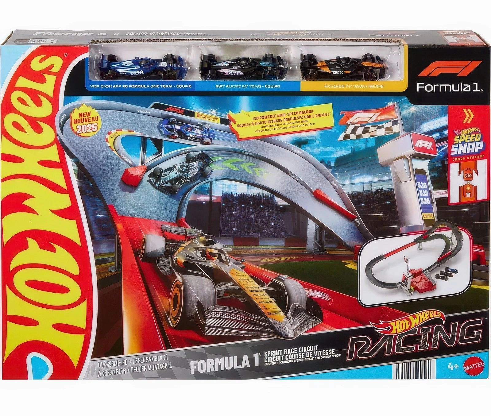 Hot Wheels Racing Formula 1 Sprint Race Circuit Track Set Innumerable Supply Max Level