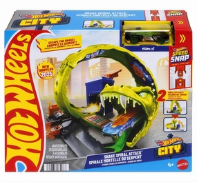 Particularly Uncommon Exploration Reward Hot Wheels Toy Car Track Set Snake Spiral Attack Playset