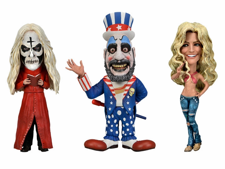 House of 1000 Corpses Little Big Head Stylized Figure ?C 3PK Eerie Displays Mystical Designs