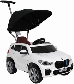 Unbelievable Creator ROLLPLAY Germany BMW X5M Push Car with Canopy - White