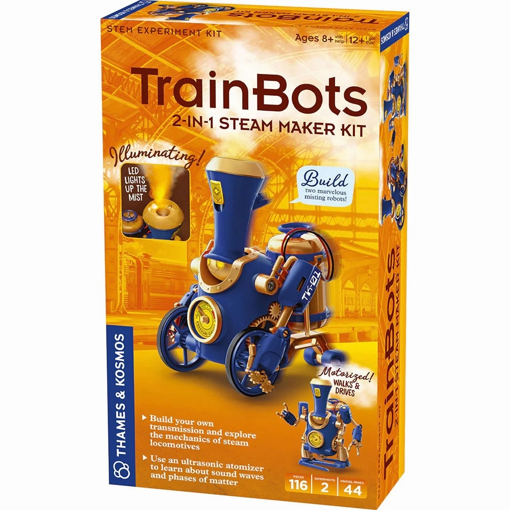 Writing Practice TrainBots 2-in-1 Steam Maker Kit