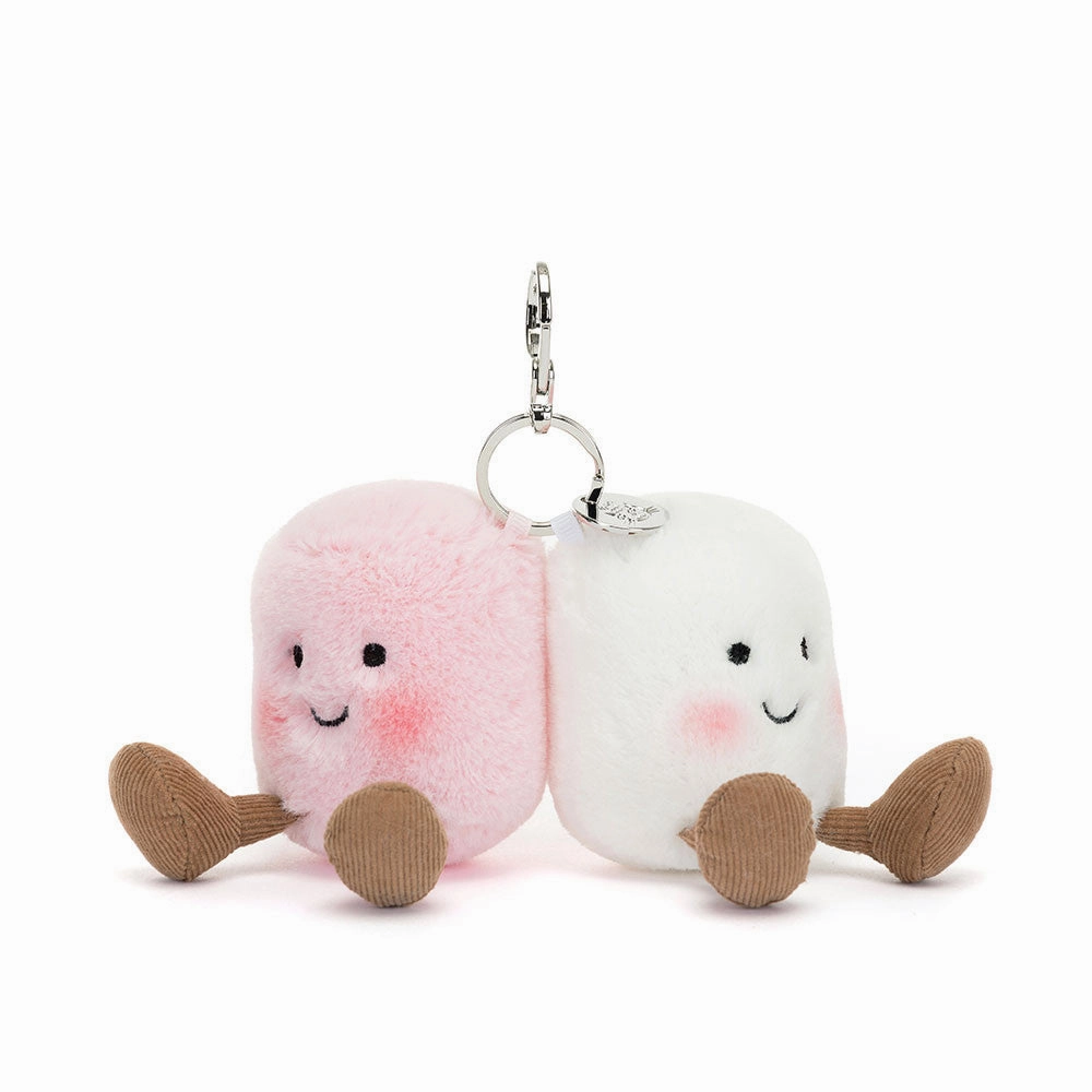 Amuseables Pair of Marshmallows Bag Charm Geometry Set