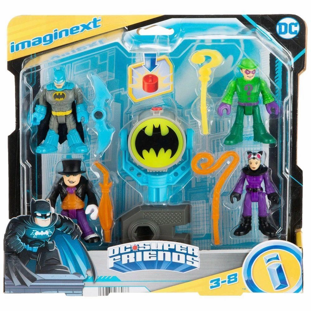 Exclusive Content Representation Matters Imaginext DC Super Friends Bat-Tech Bat-Signal Multipack