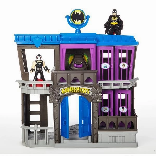 simple controls Imaginext DC Super Friends Gotham City Jail Playset