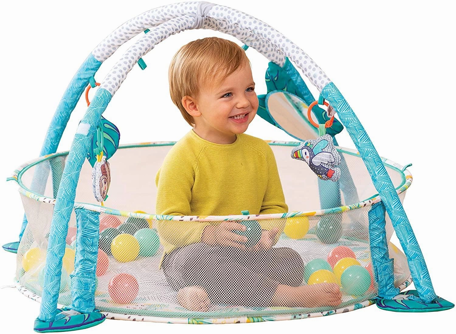 Infantino Jumbo Activity Gym & Ball Pit transformable 3 in 1 Playmat Standard Class