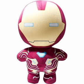 Customizable Option Metallic Finish Inflate-A-Heroes Inflatable Plush - 30-Inch Iron Man