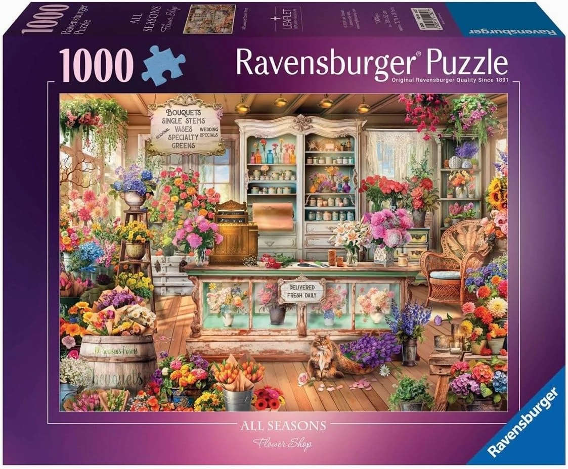 Harmony Creation Action Playset All Seasons Flower Shop 1000pc Puzzle