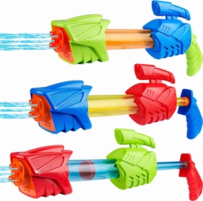Wisdom Gain Award winning SLOOSH -  Sci-Fi Scatter Water Blaster, 3 Pcs