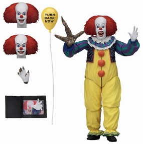 IT - 7" Scale Action Figure - Ultimate Pennywise Version 2 (1990 Movie) Mysterious Displays