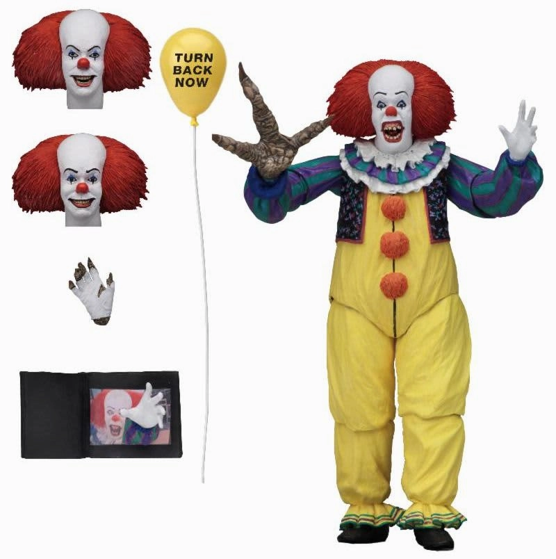 IT - 7" Scale Action Figure - Ultimate Pennywise Version 2 (1990 Movie) Wicked Designs