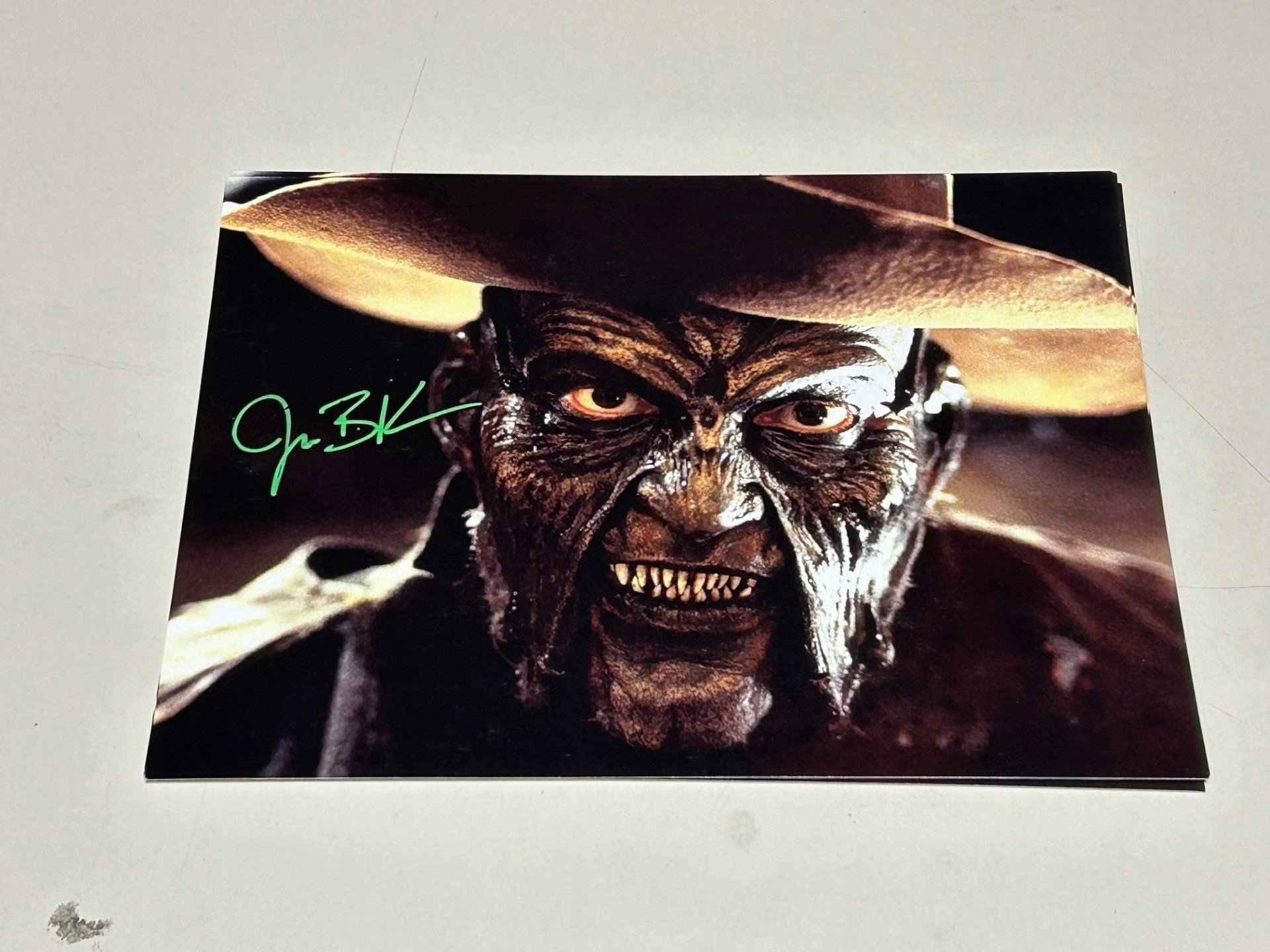 Jonathan Breck Autographed 8x10 - V1 Whimsical Decorations Frightening Figures