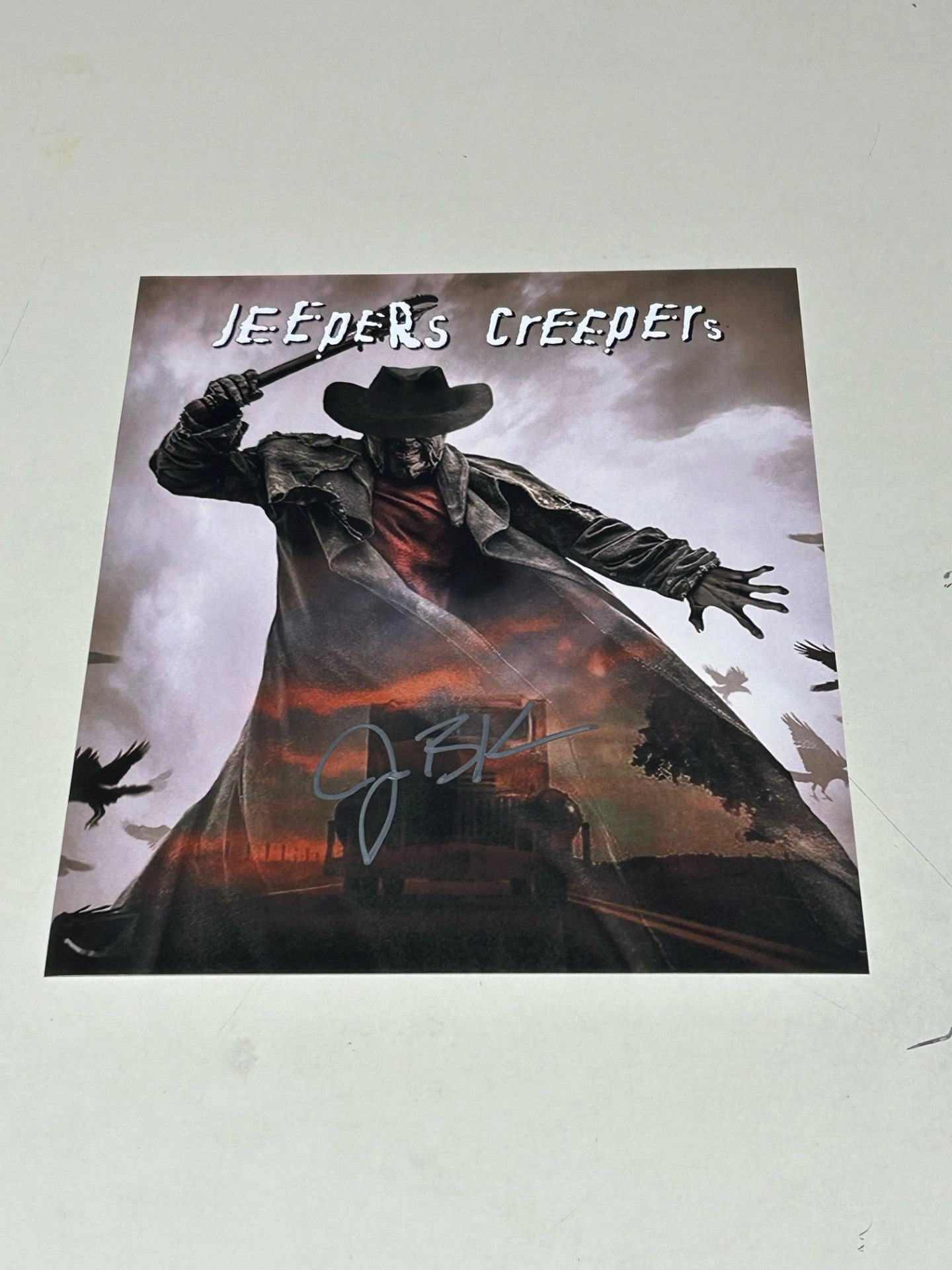 Jonathan Breck Autographed 8x10 - V7 Scary Decor Ghostly Masks